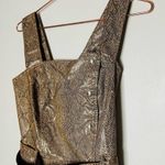 NANUSHKA Lorena Belted Snakeskin Print Vegan Mini Dress Size Small Photo 2