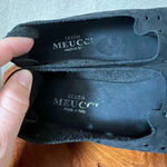 Sesto Meucci  Evonne Black Nubuck Shoe Leather Open Toe Slip On Size 12 Photo 3