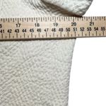 Anthropologie MOTH  Birte Ivory Textured Jersey Knit Zip Up Jacket Sweater Large Photo 8