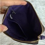 Coach  Purple Brown Signature Coated Canvas Wristlet Photo 3