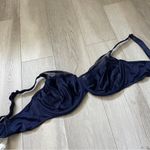 Chantelle Mesh Bra soft cup full figure womens Navy Blue (size 36DDDD) comfy Photo 2