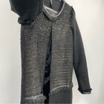 Berek Black Coat Metallic Thread Size Medium Fray Trim Photo 7