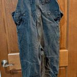 Carhartt Duck Bib Unlined Overalls - Black Photo 0