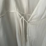 Lulus Lulu’s NWT White Harbor Point Flutter Sleeve Mini Wrap Dress Photo 5