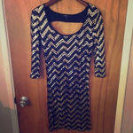 Vintage y2k Black gold sequin Party Glam Mob Wife Mini Dress New Year’s eve Size M Photo 5