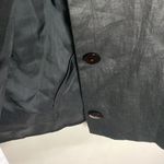 Ralph Lauren New  Black label coated linen cropped jacket with bell sleeves sz 10 Photo 11