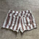 Altar'd State  Red and White Striped Shorts Photo 1