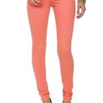 Lulus Flying Monkey Brave Soul Coral Lowrise Super Skinny Jeans Size 3 Photo 1