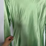 ASOS  DESIGN Light Green cut‎ out satin midi tea dress Photo 1