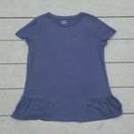 Banana Republic  Ruffle Hem Short Sleeve Designer Tee Size Small Photo 5