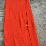 Wall Flower NICHOLAS Jules Ribbed Knit Dress, Revolve, /Orange Size S New w/Tag Photo 7