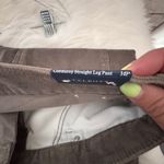 Talbots Brown/Taupe Corduroy Pants Straight Leg sz 14P high waisted full length Photo 5