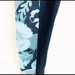 Maaji Fling Leggings Black Floral Side Panel Photo 5