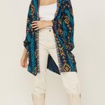 Ariat Coachella Kimono Wrap Jacket in Blue Multicolor Southwestern Size S/M Photo 1