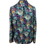 ASTR OPEN DRAPEY LIGHTWEIGHT CARDY FLORAL WATERCOLOR BLUE GREEN PINK BLAZER XS Photo 2