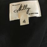 Milly  New York Black Shimmer Sleeveless Cocktail Party Special Event Dress 4 Photo 8