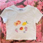 princess polly fruit print short sleeve crop top tee Photo 5