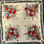 Gucci Rare Vintage Paolo  Silk Floral Scarf 90cm Square Photo 0