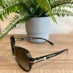 Tory Burch Butterfly Green Marble Sunglasses Photo 1