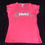 Honolua Wahine Salmon Color Hawaii Cotton T Photo 1