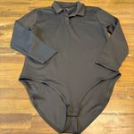 Nike  Women's UV Long Sleeve SLIM FIT Golf Bodysuit Black L Polo Stretchy Large Photo 3