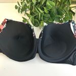 Cacique  NWT Boost Balconette 46C Black Floral Print ‎ Bra NWT Photo 3
