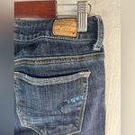 American Eagle  Outfitters Skinny Kick 6 Blue Flare Jeans Photo 5