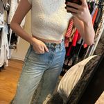 Lily White Floral Crop Top Photo 0