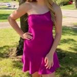 Lulus Pink One shoulder Dress Photo 1