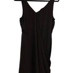 Alice + Olivia 100% Silk Brown Black Mini Dress Style C908954216 Size Large Photo 0