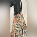 70’s Womens Mid Rise Jeans Patchwork Bell Bottom Pants Washed Denim Size S New Black Photo 10