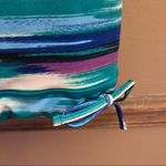 Athleta ‎ Airbrush Striped Tinker Workout Bra Tank Top Blue Purple  Small Photo 4