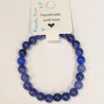 Handmade Natural Crystal Kyanite Beaded Bracelet 8" Photo 0
