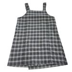 Urban Outfitters  Monki Dress Womens Small Gray Black Plaid White Double Breasted Photo 1