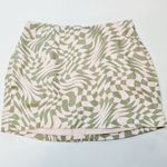 For Love & Lemons  Aiko Mini Skirt in Green Photo 0