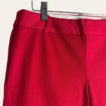 J.Crew  Winnie Crimson Red Scalloped Hem Ankle Trouser Pants Size 2 Photo 3