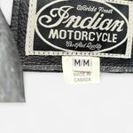Indian Motorcycle Genuine Black Cowhide Leather Mens Medium Jacket Photo 3