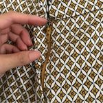 H&M  Yellow Diamond Print Cropped Capri Trousers / Pants Photo 6