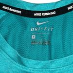 Nike  Running Dri-fit Dry Miler Mesh Athletic Top "Turbo Green" [Teal] size M Photo 6