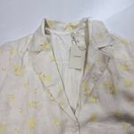 Tularosa Whitaker Button Front Dress in Faded Yellow Floral Photo 4