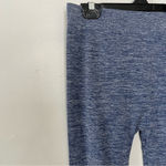 Yelete Heather Blue Lined Elastic High Waist Leggings  Small Photo 4