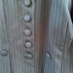 Beautiful Long Jacket Vintage 80s by R & D Dress LTD. Size 16T Black Photo 5