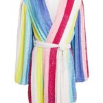 Retrofete Gabrielle Unicorn Rainbow Sequin Robe Dress Pink Size XS Photo 0