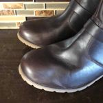 Teva ‎ de la vina brown leather sage Green canvas moto boots women’s US 6 EU 37 Photo 2