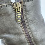 HUNDRED 100 Women’s Ebony Genuine Italian Leather Ankle Boots US size 7.5 Brown Photo 5