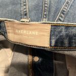 Everlane The Cheeky cut off denim short shorts with frayed hem and button fly Photo 3