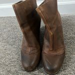 Bar III Brown Leather Jillian Ankle Boots Size 8.5 US Photo 1