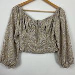 ASTR The Label Multi Ditsy Crop Top Size Medium Photo 0