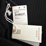 Good American Rib Knit Tie Waist Midi Dress Photo 3