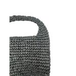 Vince  Bag Women Black Small Straw Tote Shoulder Bag Woven Magnetic Snap Purse Photo 2